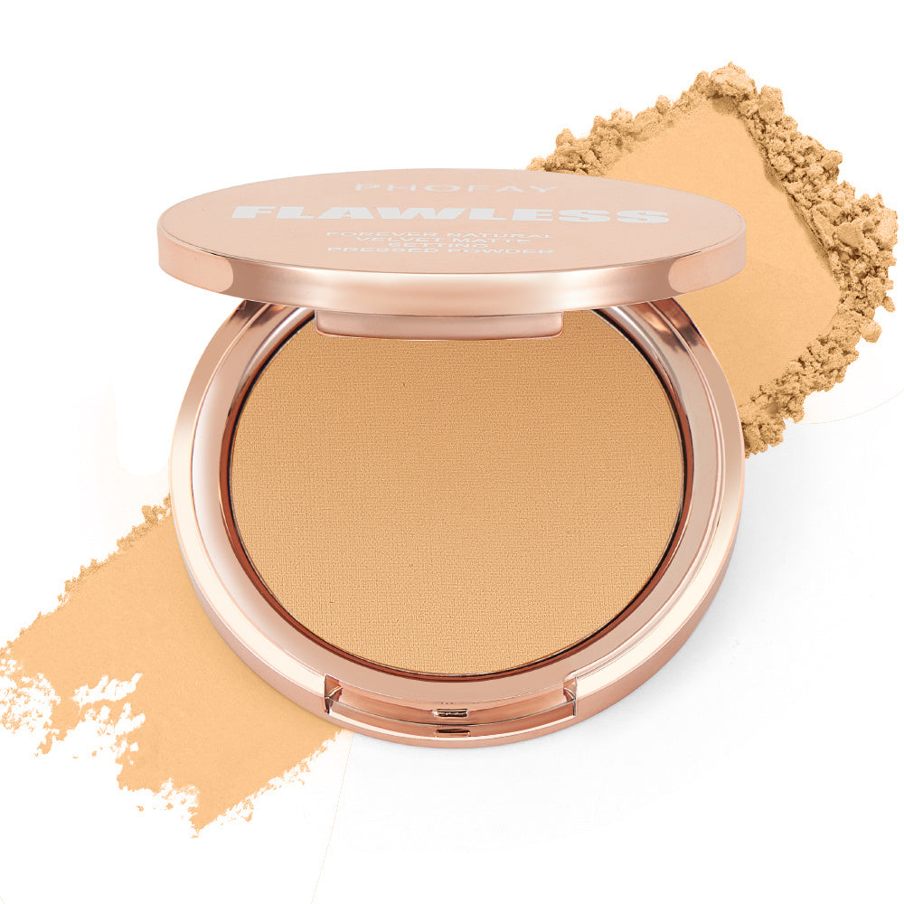 PHOFAY Matte Setting gepresstes Pulver