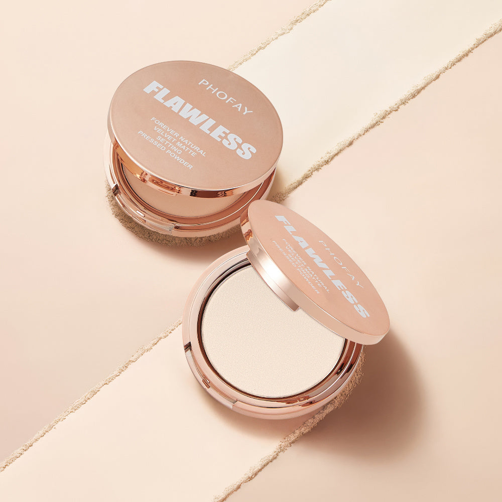 PHOFAY Matte Setting gepresstes Pulver