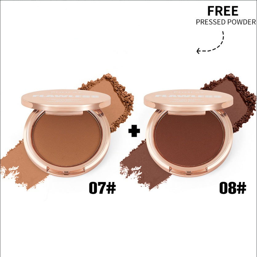 PHOFAY Matte Setting gepresstes Pulver