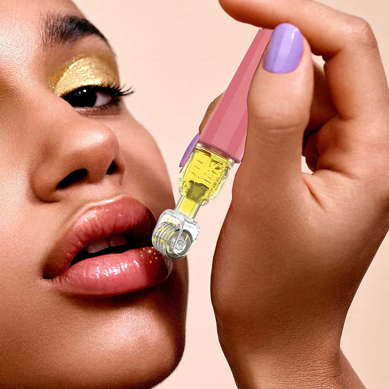 Lipp Roller & Lipp Booster Derma Roller mit Serum-Applikator